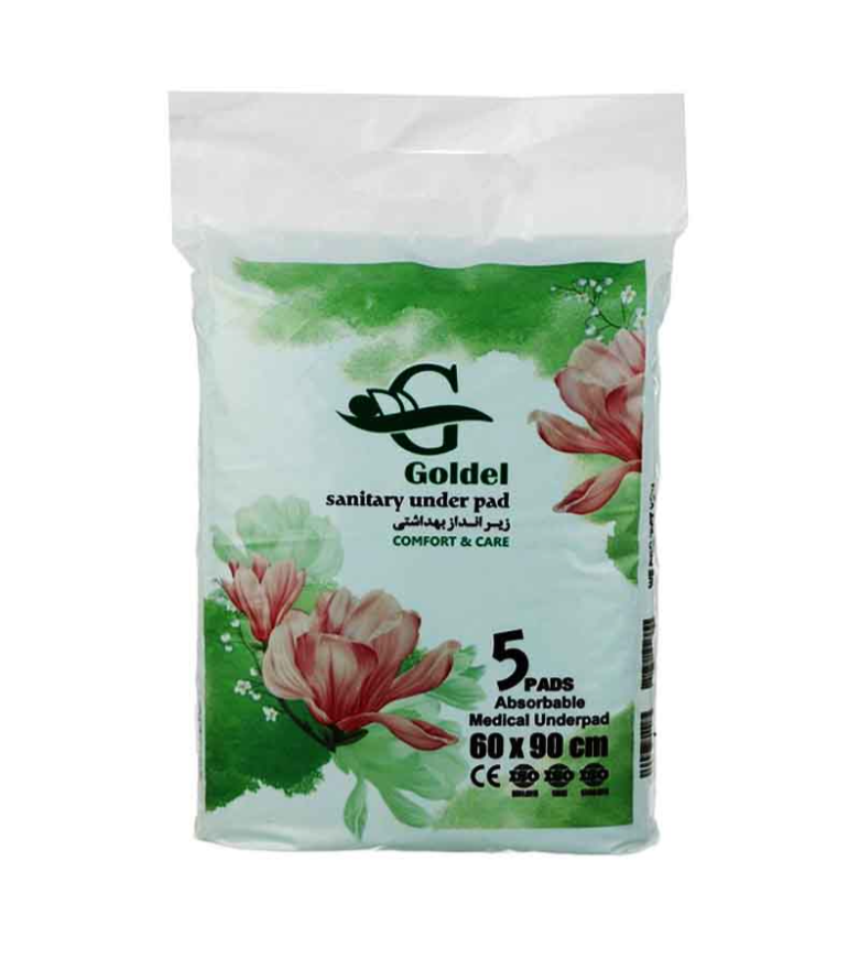 زیر انداز بیمار گلدل