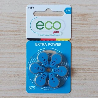 باتری سمعک شماره 675 اکو پلاس Eco