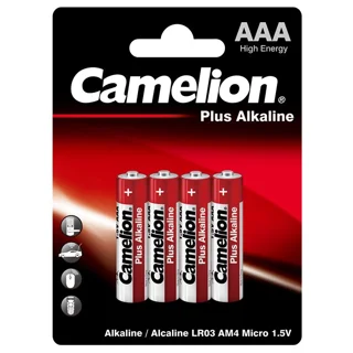 باتری نیم قلمی آلکالاین پلاس Camelion