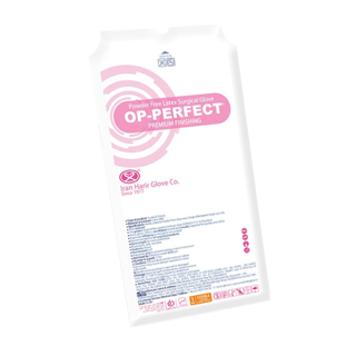 دستکش جراحی بدون پودر حریر سایز 8 OP-PERFECT